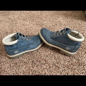 Blue Timberland Boots
